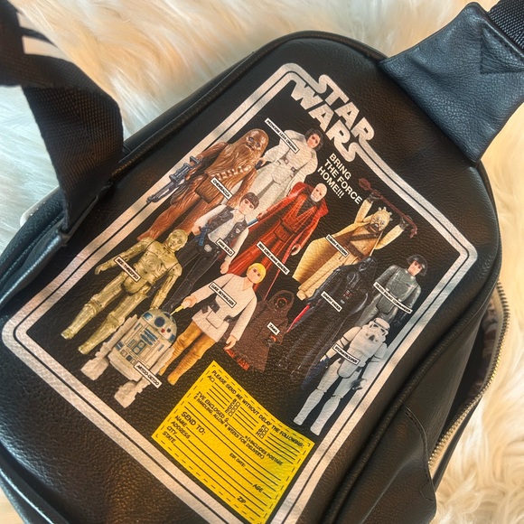 Disney Parks Star Wars Vintage Action Figures Cross Body Bag - Loungefly - Picture 7 of 10
